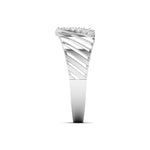 Diamond V Ring Rose Gold