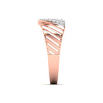 Diamond V Ring Rose Gold
