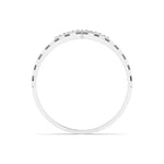 Diamond V Ring Rose Gold