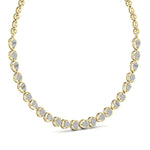 Diamonds & Gem Stone Necklace For Her