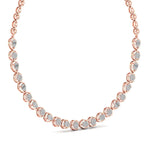 Diamonds & Gem Stone Necklace For Her