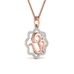 Divine OM Diamond Pendant