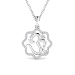 Divine OM Diamond Pendant