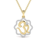 Divine OM Diamond Pendant