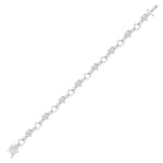 Double Heart Link Bracelet