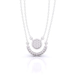 Double Strand Diamond Pendant