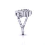 Dual Grace Halo Diamond Ring