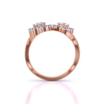Dual Grace Halo Diamond Ring