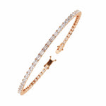 Elegant Baguette Diamond Tennis Bracelet