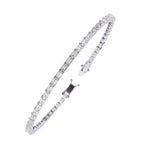 Elegant Baguette Diamond Tennis Bracelet