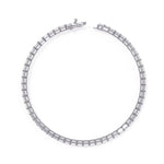Elegant Baguette Diamond Tennis Bracelet