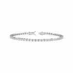 Elegant Baguette Diamond Tennis Bracelet