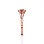 Floral Design Lab Grown Diamond Bangle