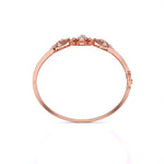 Floral Design Lab Grown Diamond Bangle