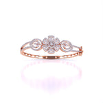 Floral Design Lab Grown Diamond Bangle