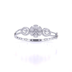 Floral Design Lab Grown Diamond Bangle