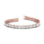 22 Pointer Multishape Diamond Tennis Bracelet