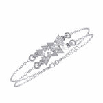 Designer Triangle Diamond Chain Bracelet