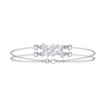 Designer Triangle Diamond Chain Bracelet