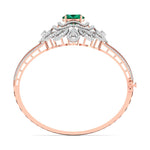 Pear Shaped Lab Grown Diamond Bangle