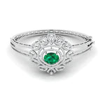 Pear Shaped Lab Grown Diamond Bangle