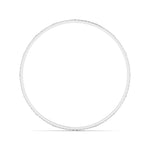 Patterned Floral Diamond Bangle