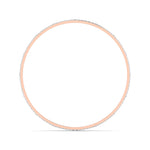 Patterned Floral Diamond Bangle