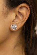 Elegant Petal Diamond Earrings