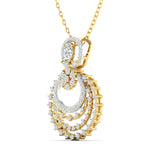 Elegant White Gold Diamond Pendant