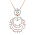 Elegant White Gold Diamond Pendant