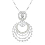 Elegant White Gold Diamond Pendant