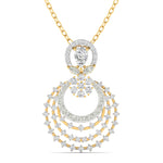 Elegant White Gold Diamond Pendant