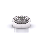 Emerald Aura Diamond Ring