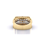 Emerald Aura Diamond Ring