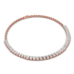 Emerald Cut Diamonds Elegance Necklace