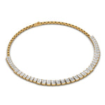 Emerald Cut Diamonds Elegance Necklace
