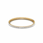 20 Pointer Emerald Diamond Bangle Pair