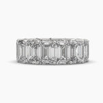 Emerald Majesty Eternity Diamond Ring