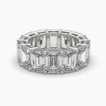 Emerald Majesty Eternity Diamond Ring