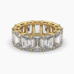 Emerald Majesty Eternity Diamond Ring