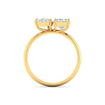 Toi-Et-Moi (Emerald & Pear) Diamond Ring