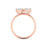 Toi-Et-Moi (Emerald & Pear) Diamond Ring