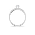 1 Carat Engagement Ring with Brilliant-Cut Solitaire Diamond