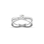 1 Carat Engagement Ring with Brilliant-Cut Solitaire Diamond