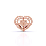 Eternal Love Heart Diamond Studs