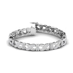 Twisted Infinity Diamond Tennis Bracelet