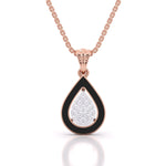 Everlasting Teardrop Diamond Pendant
