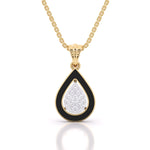 Everlasting Teardrop Diamond Pendant