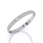Fancy Multi-Strand Diamond Bangle