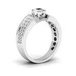 Fancy Princess Cut Diamond Men's Ring